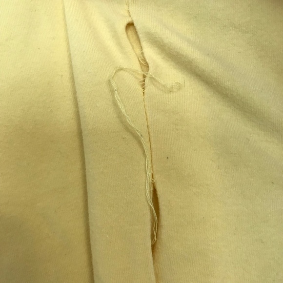 Y2K SIMPLY BASIC Girls L or Women's XXS/XS Cotton Bow Leg Pants Leggings FLAWS - Picture 11 of 12